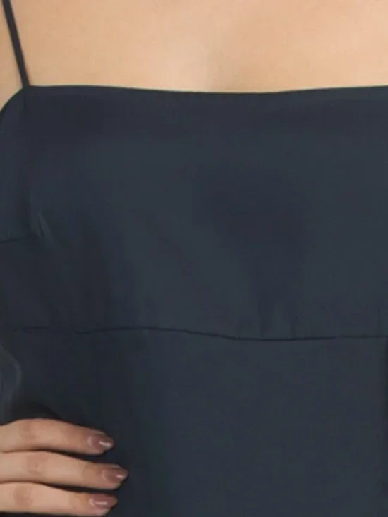 THEORY Silk Sleeveless Parachute Dress - Picture 3 of 4